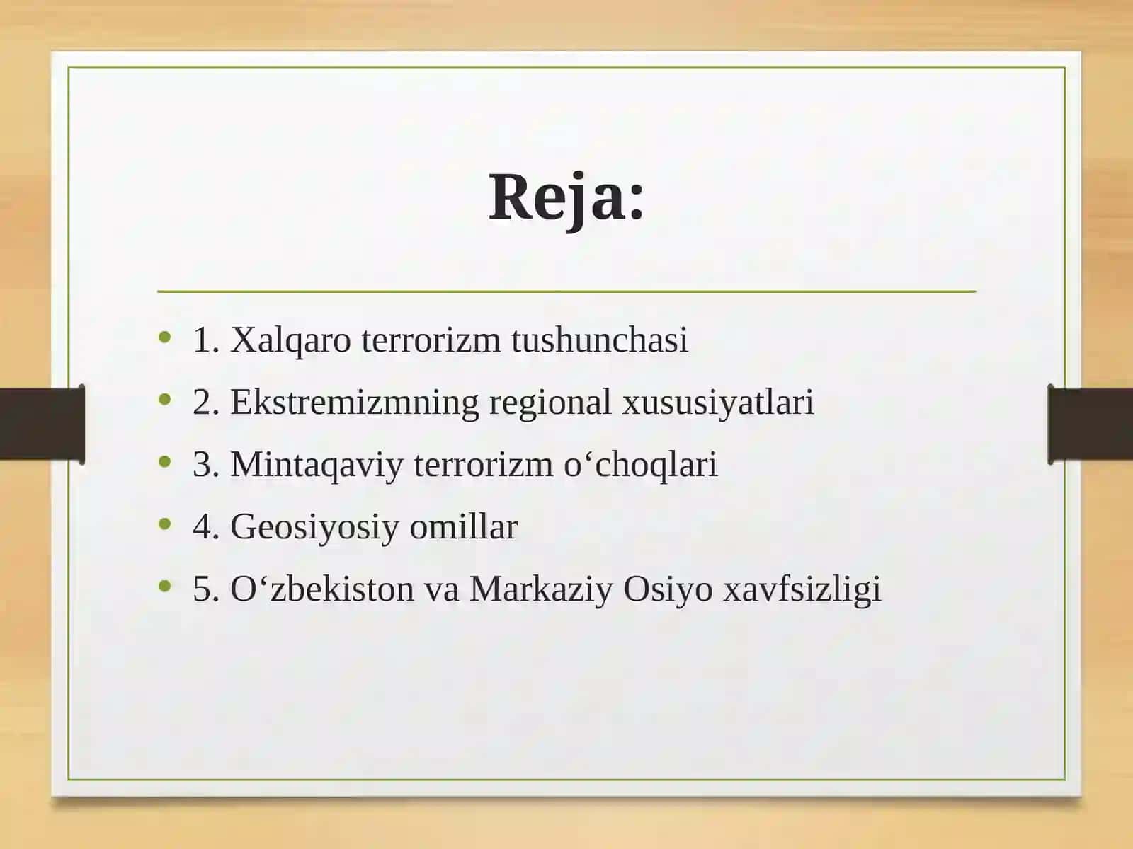 XALQARO TERRORIZM VA EKSTREMIZMREGIONALISTIKASI 2