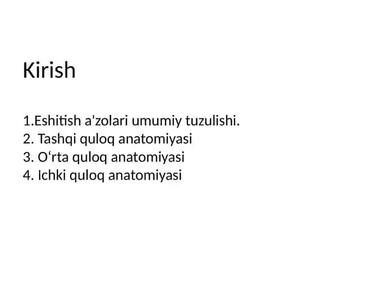 Anatomiya eshitish azolari 2
