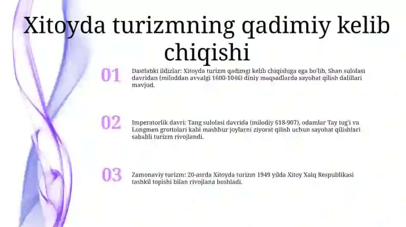 Xitoy Xalq Respublikasi Turizmining Tarixi 2