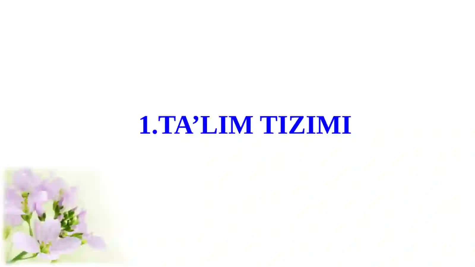 Boshlang’ich va umumiy o’rta ta’limning davlat boshqar uvi 2