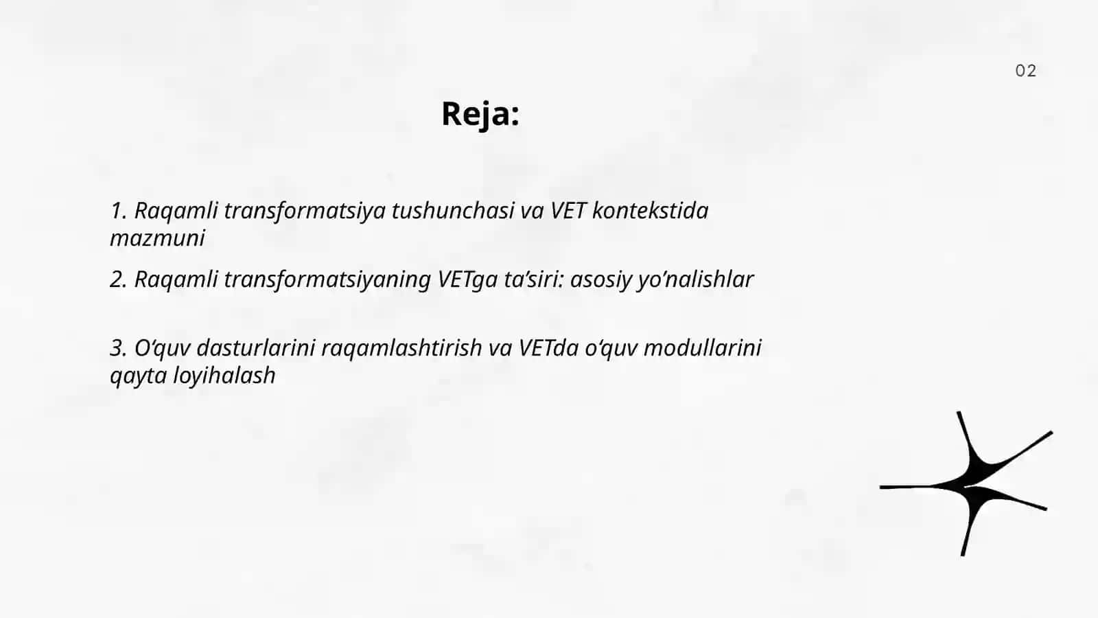 Raqamli transformatsiya: mazmuni, yo’nalishlari va VETga ta’siri 2