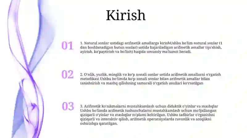 Nomanfiy Sonlar Ustida Arifmetik Amallarni OʻRgatish Metodikasi 2