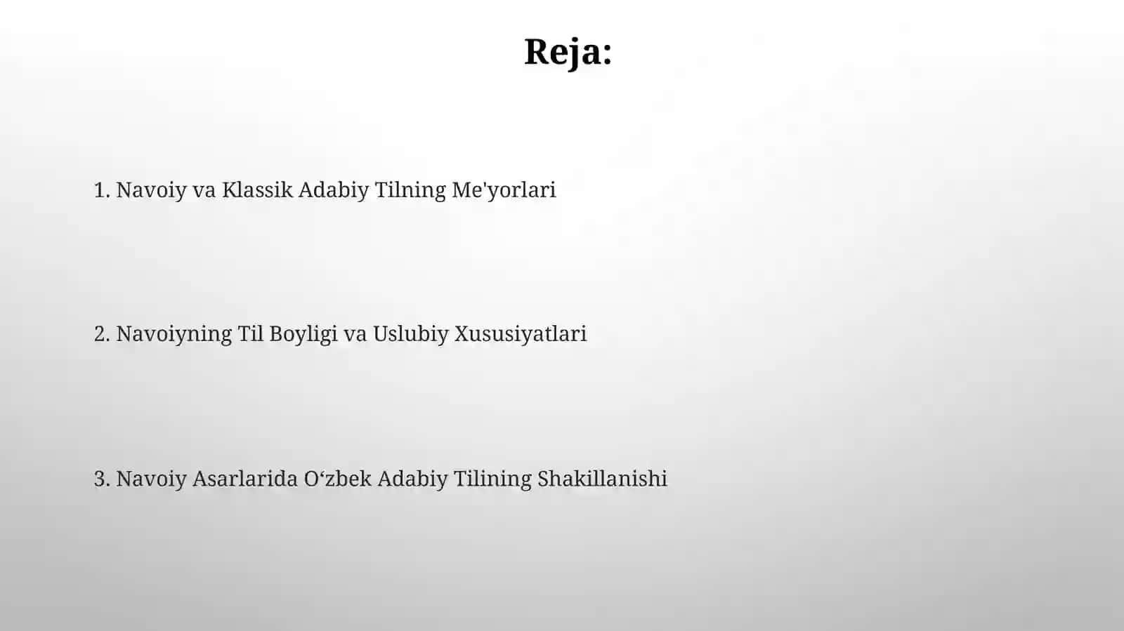 Navoiy va Klassik Adabiy Tilning Me'yorlari 2