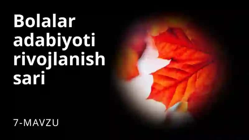 Bolalar Adabiyoti 2