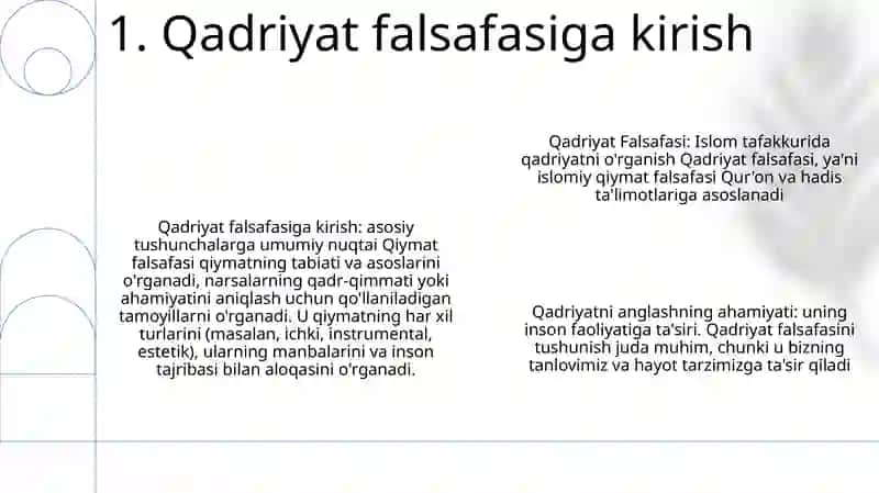 Qadriyat Falsafasi 2