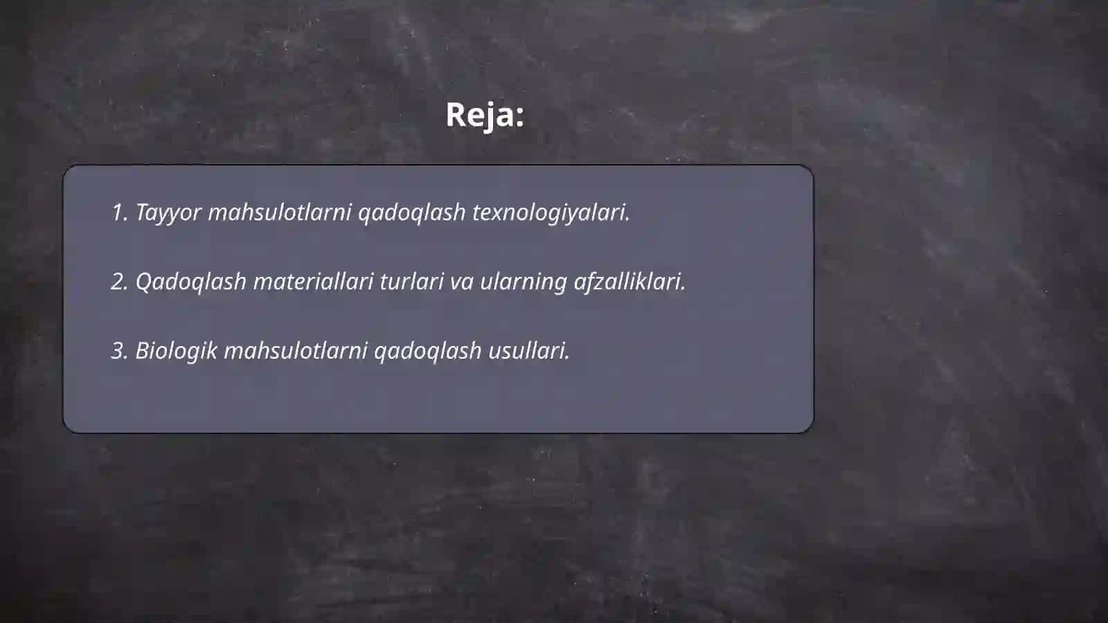 Tayyor mahsulotlarni qadoqlash saqlash va foydalanish usullari 2