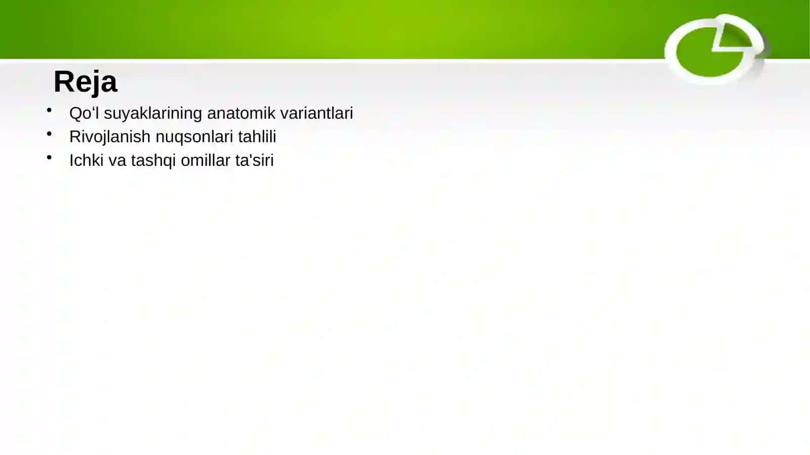 Qo'l suyaklarining variantli anatomiyasi, rivojlanish nuqsonlari, qo'l suyaklarining rivojlanishiga 2