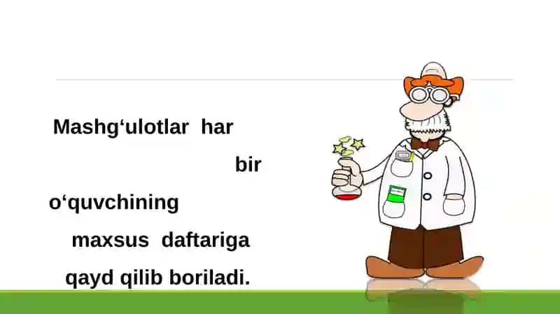 Kimyo xonasidagi jihozlar bilan ishlashda mehnat xavfsizligi qoidalari bilan tanishish 2