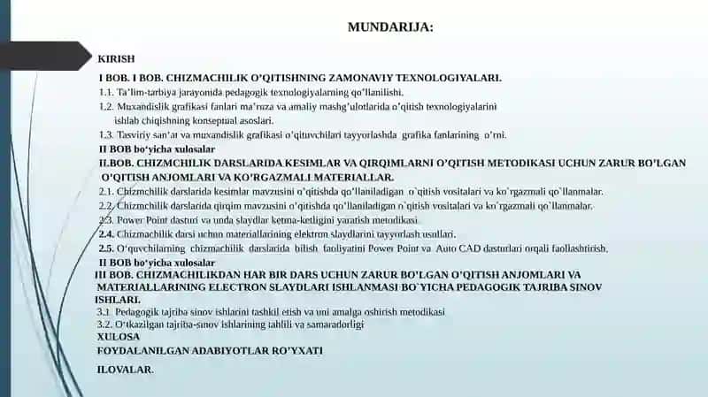 CHIZMACHILIKNI O’QITISHDA TARIXIY MANBALARDAN FOYDALANISH METODIKASI 2