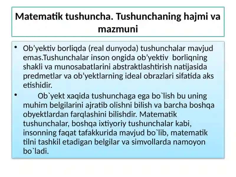 Matematik o'qitishda fakkur qilish formalari 2
