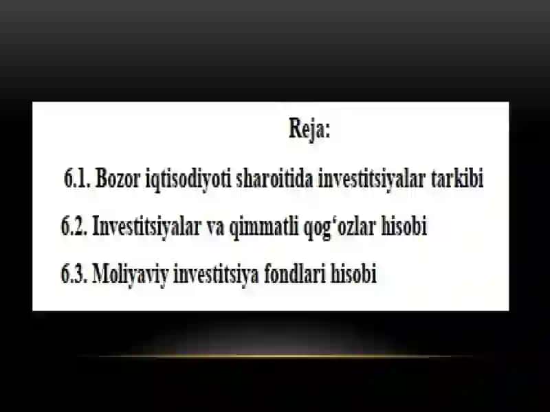 Qisqa muddatli investitsiyalar 2