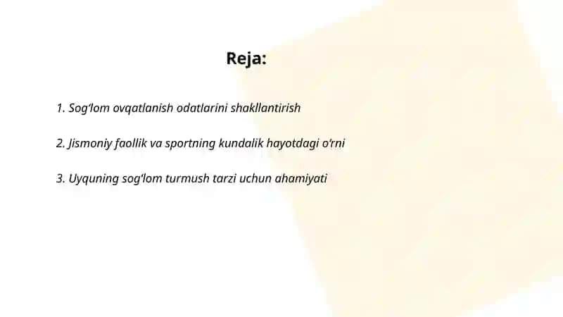 Sogʻlom turmush tarzini shakllantirishning zamonaviy yondashuvlari 2