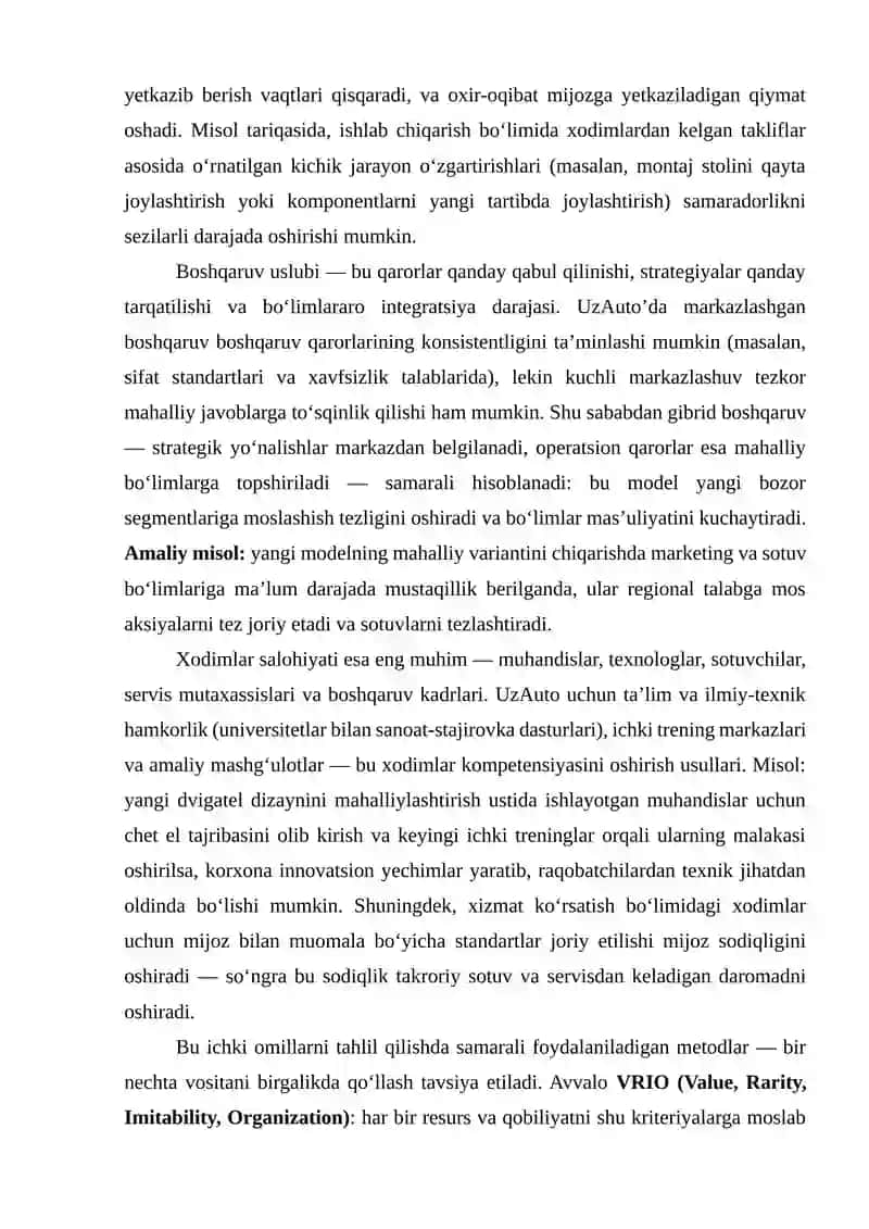Marketing fanidan, Ma'ruza shakli uchun topshiriqlar! 2