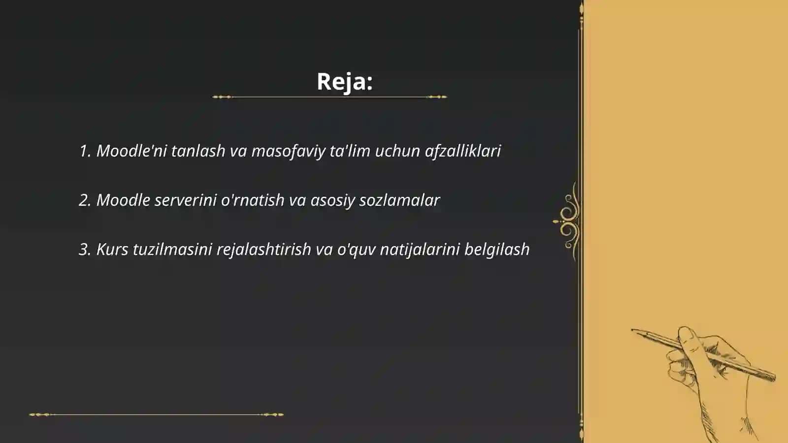 Moodle'ni tanlash va masofaviy ta'lim uchun afzalliklari 2