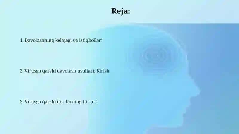 Viruslarga qarshi davo choralari va turlari 2