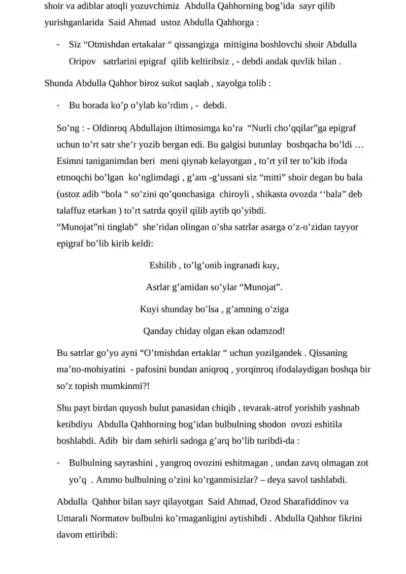 Abdulla Oripov she’riyatida sevgi-muhabbat mavzulari 2