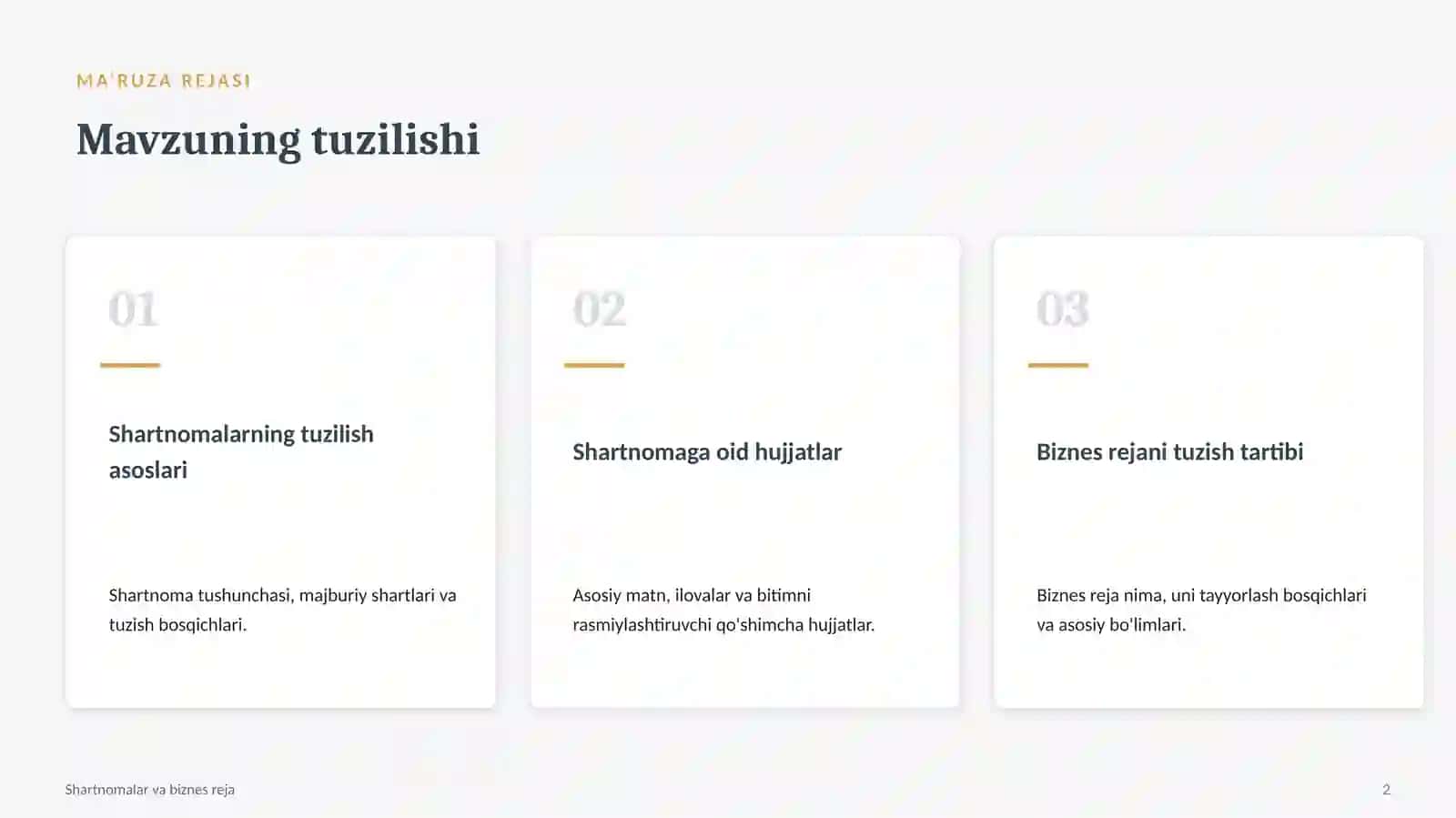 Shartnomalar va biznes reja.pIQ 2