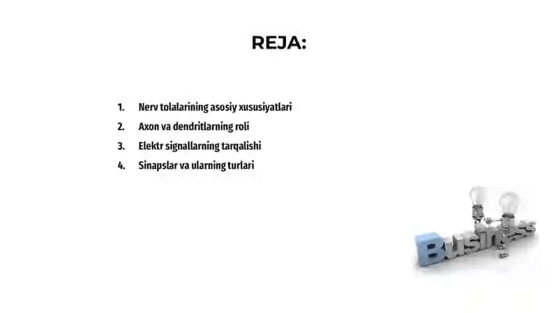 Nerv tolalari va sinapslar fiziologiyasi 2