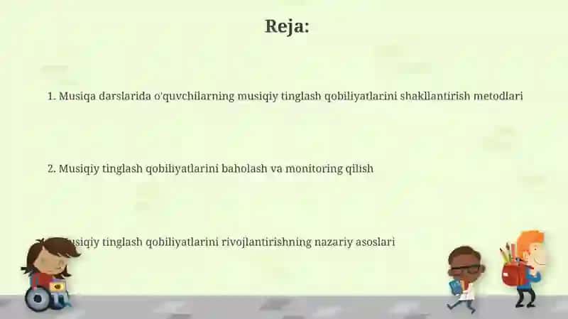 Musiqa mashg`ulotlarida tarbiyalanuvchilarning musiqiy eshitish qobiliyatini loyihalashtirish 2
