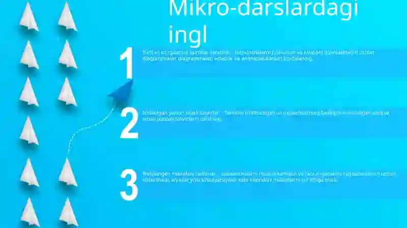 Semestr SoʻNgida OʻTkaziladigan Mikro Dars Uchun KoʻRgazmali Materiallar Tayyorlash Tarqatma Materiallar Yaratish 2
