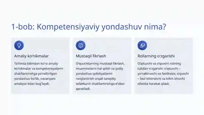 Kompetensiyaviy yondashuv 2