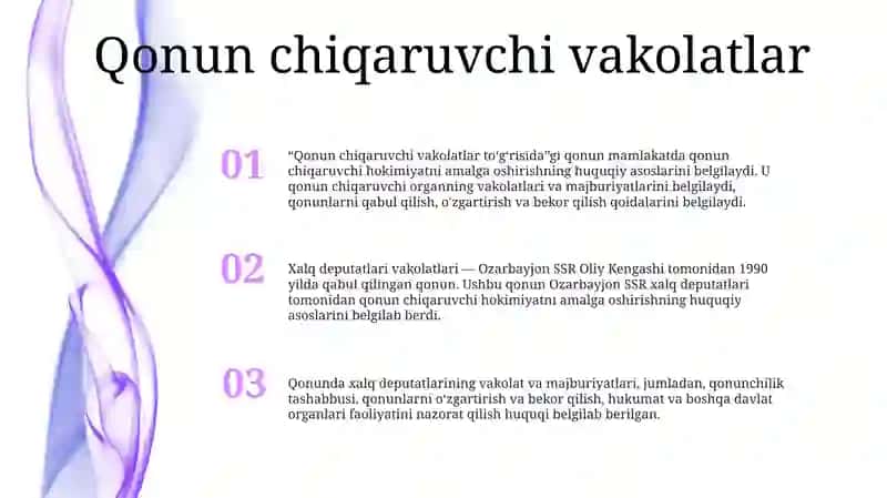 Xalq Deputatlati Vakolatlari 2