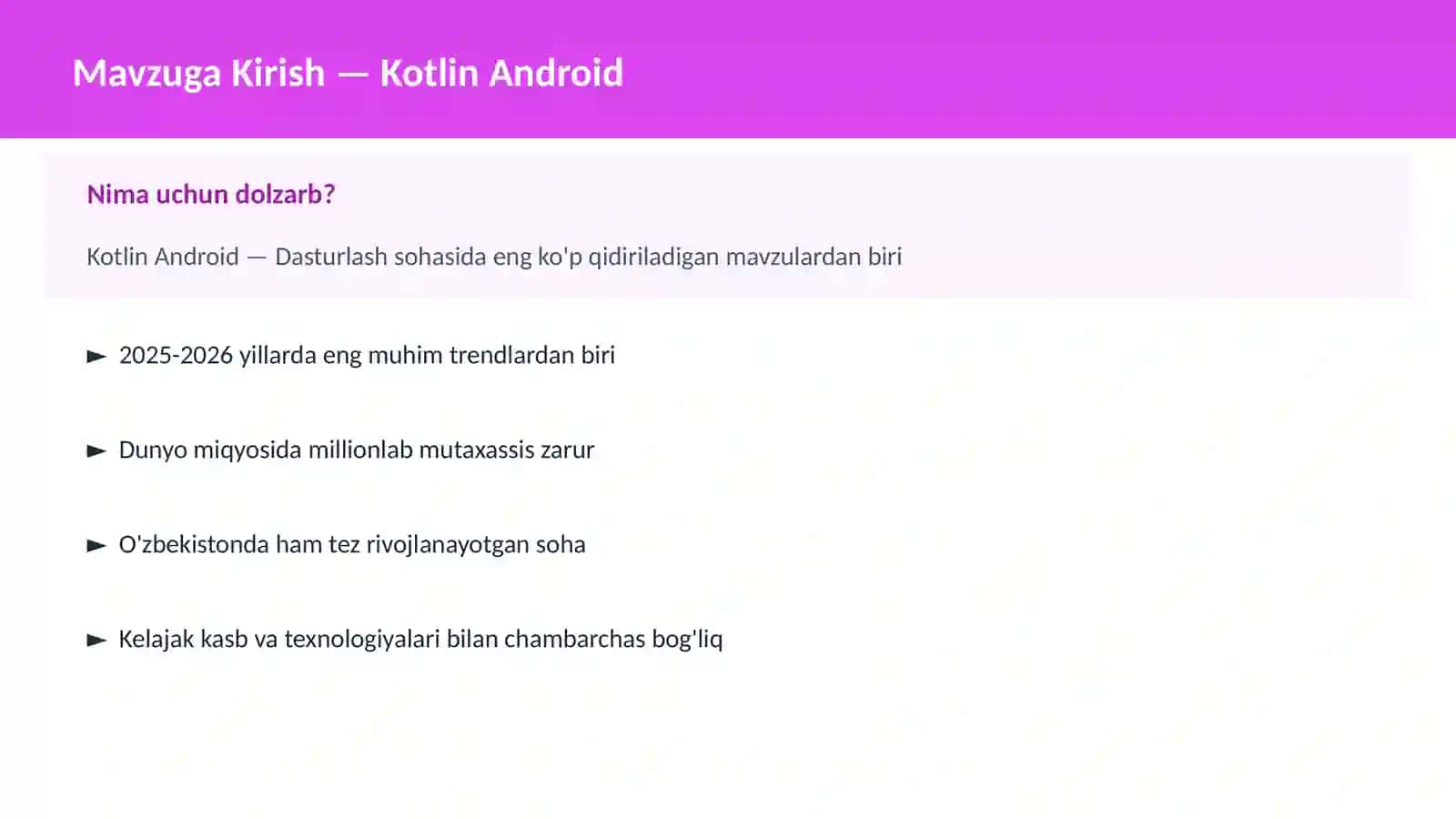 Kotlin Android 2
