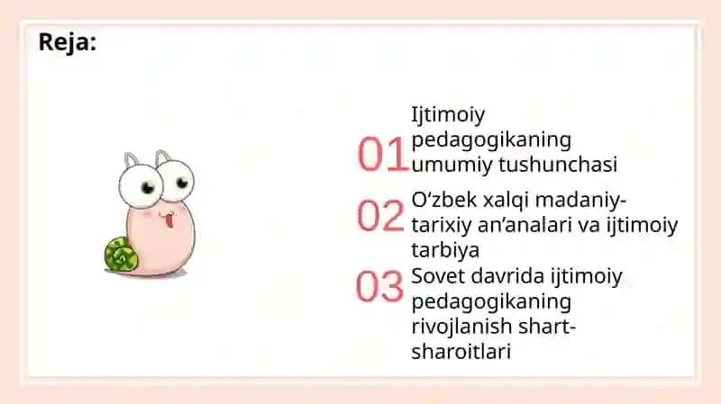 Uzbekistonda Ijtimoiy Pedagogikaning Paydo Bo'lishi Madaniy Tarixiy Ijtimoiy Huquqiy Shart Sharoitlari 2