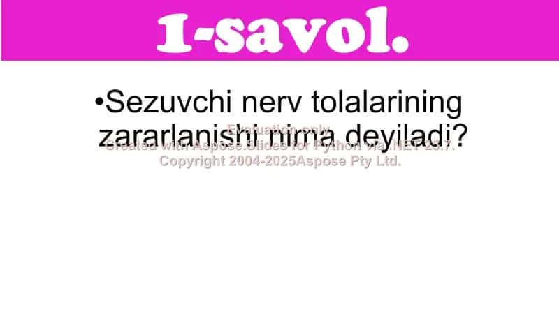 Biologiya darsi (Oliy nerv faoliyati, shartli va shartsiz reflekslar) 2