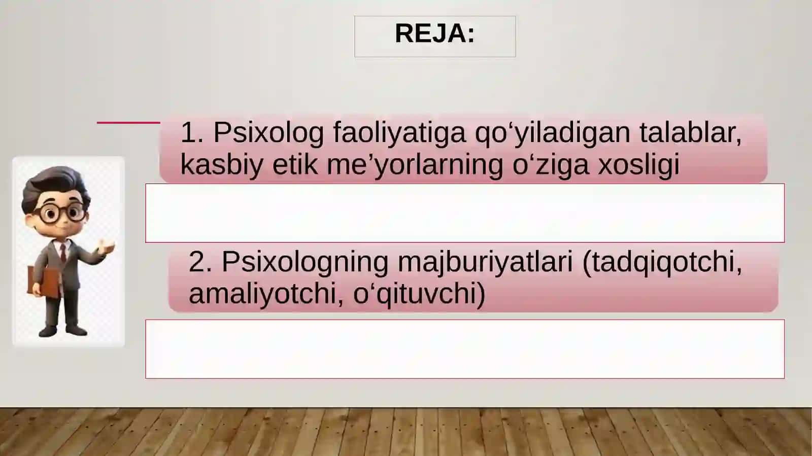 Ta’lim sohasidagi psixologning burchi va majburiyatlari 2