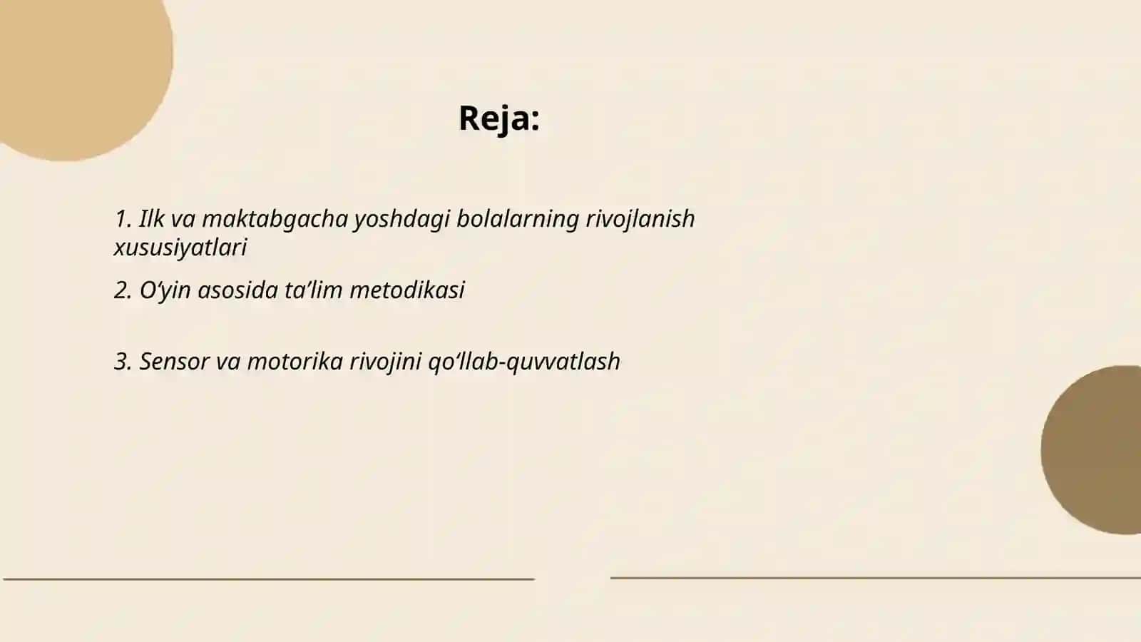 Ilk va maktabgacha yoshdagi bolalarga taʼlim berishning oʻziga xosligi 2