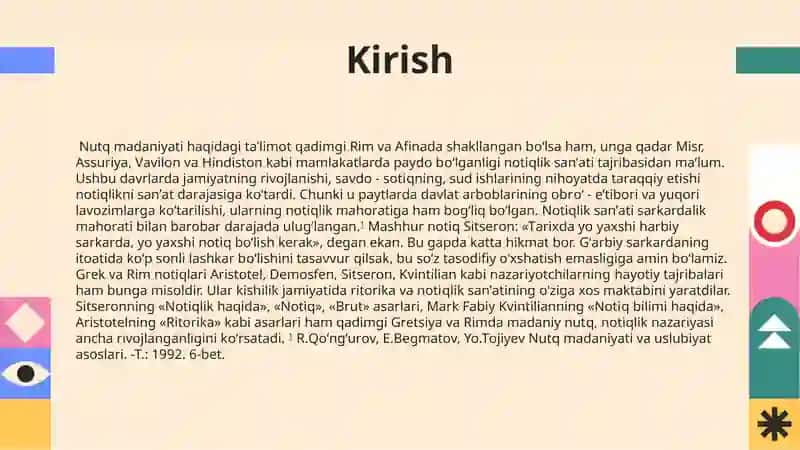 O‘QITUVCHINING NUTQ MADANIYATIGA KIRISH 2
