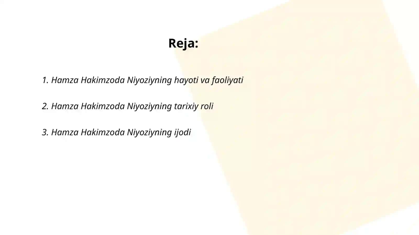 Hamza Hakimzoda Niyoziyning hayoti va faoliyati 2