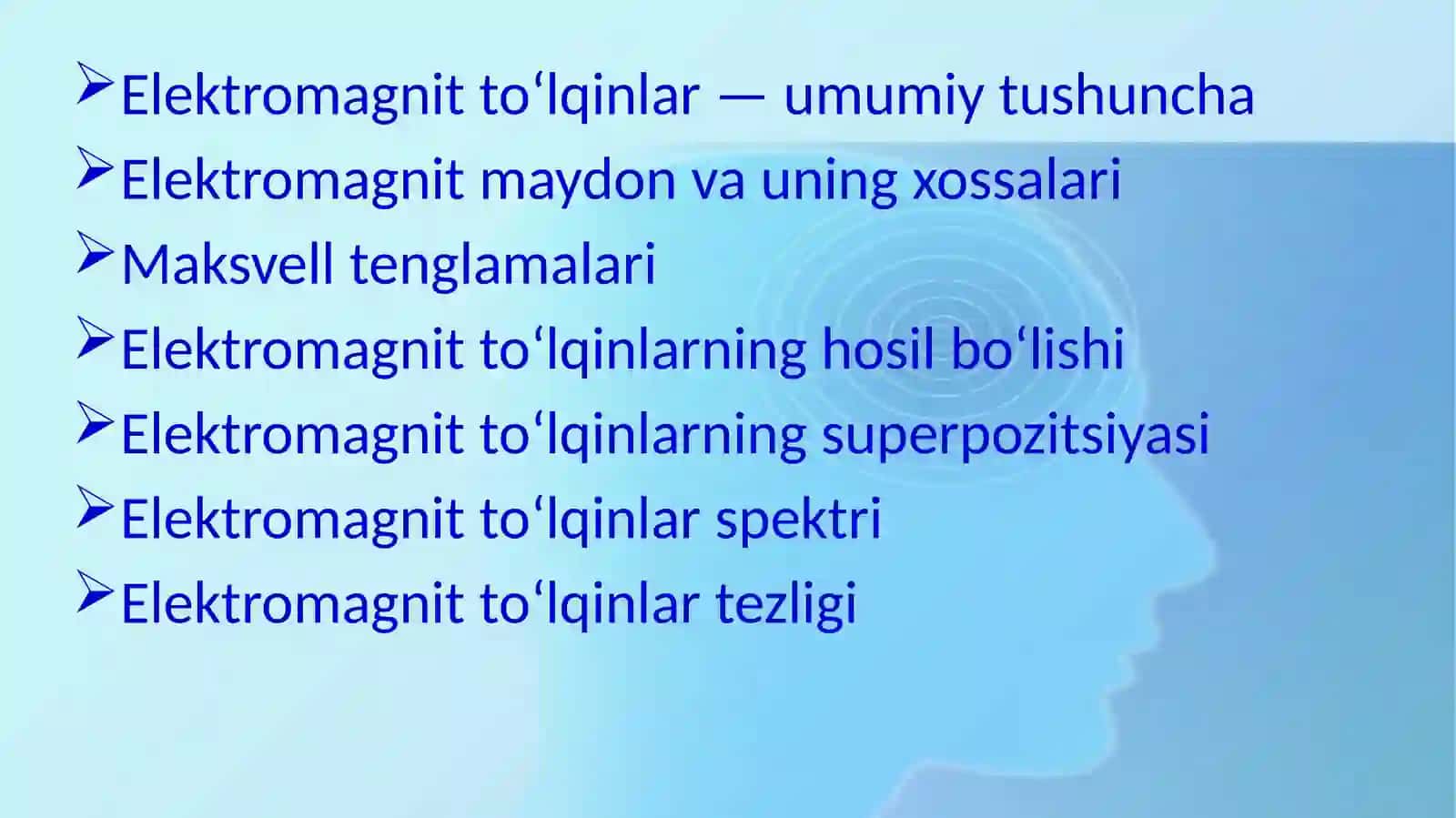 MELEKTROMAGNIT TEBRANISHLAR VA TOLQINLAR 2