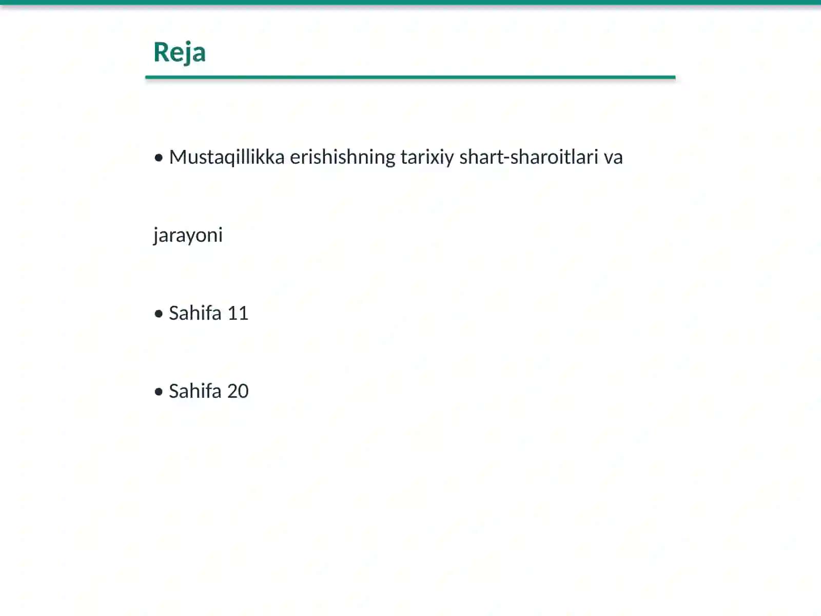 Mustaqil O'zbekiston Respublikasi tashkil topishining tarixiy ahamiyati 2