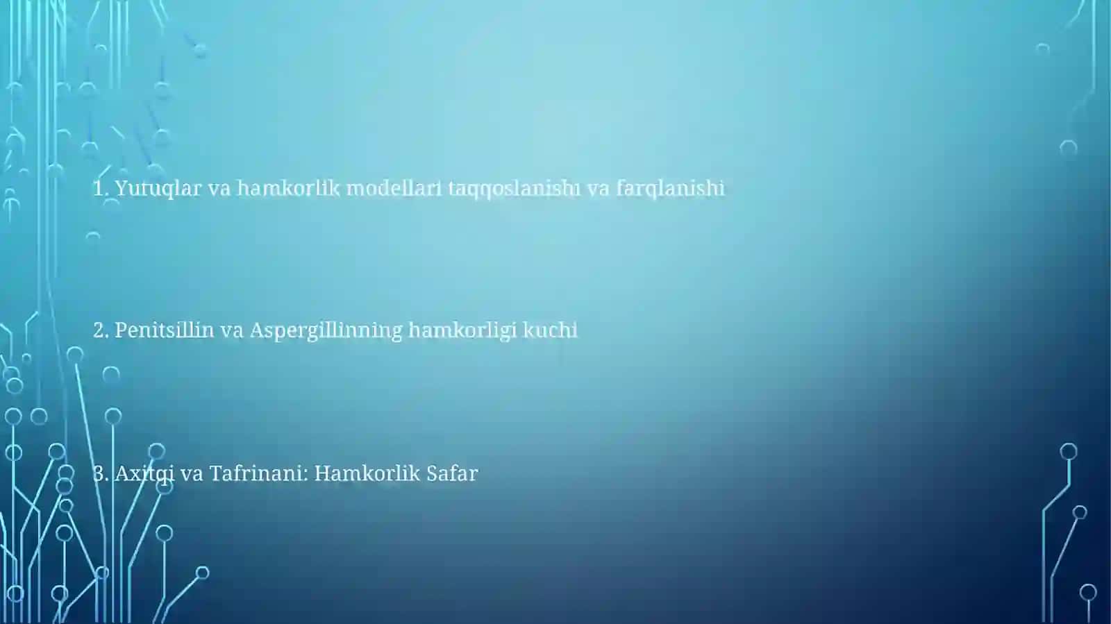 Penitsillin va Aspergillinning hamkorligi kuchi 2