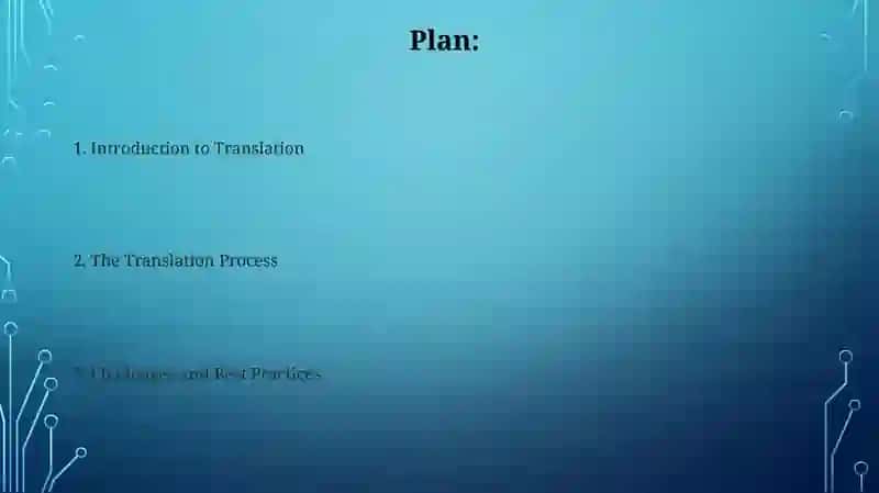 Introduction to Translation 2