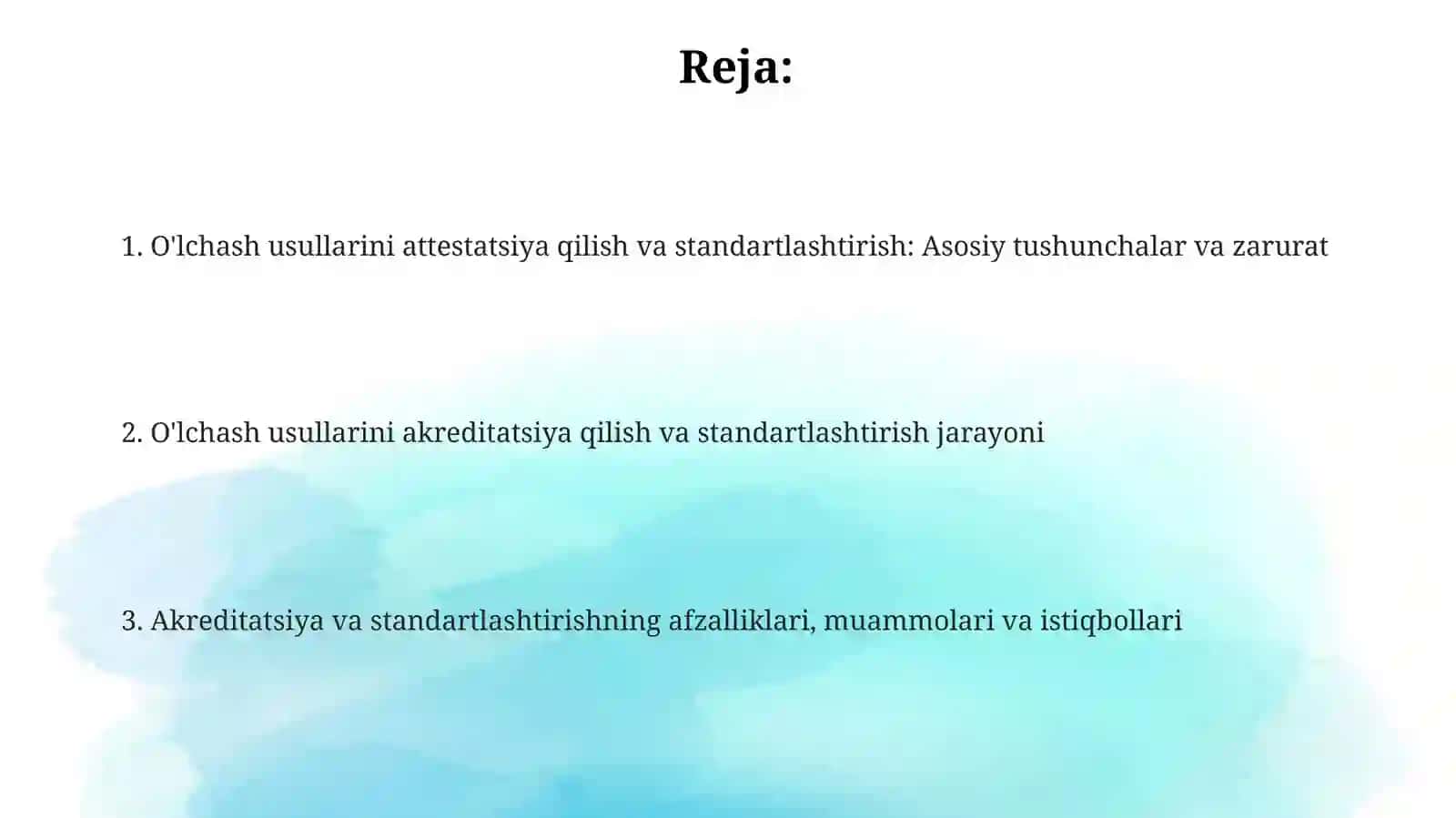 O‘lchashlarni bajarish usulini attestatlash va standartlashtirish 2