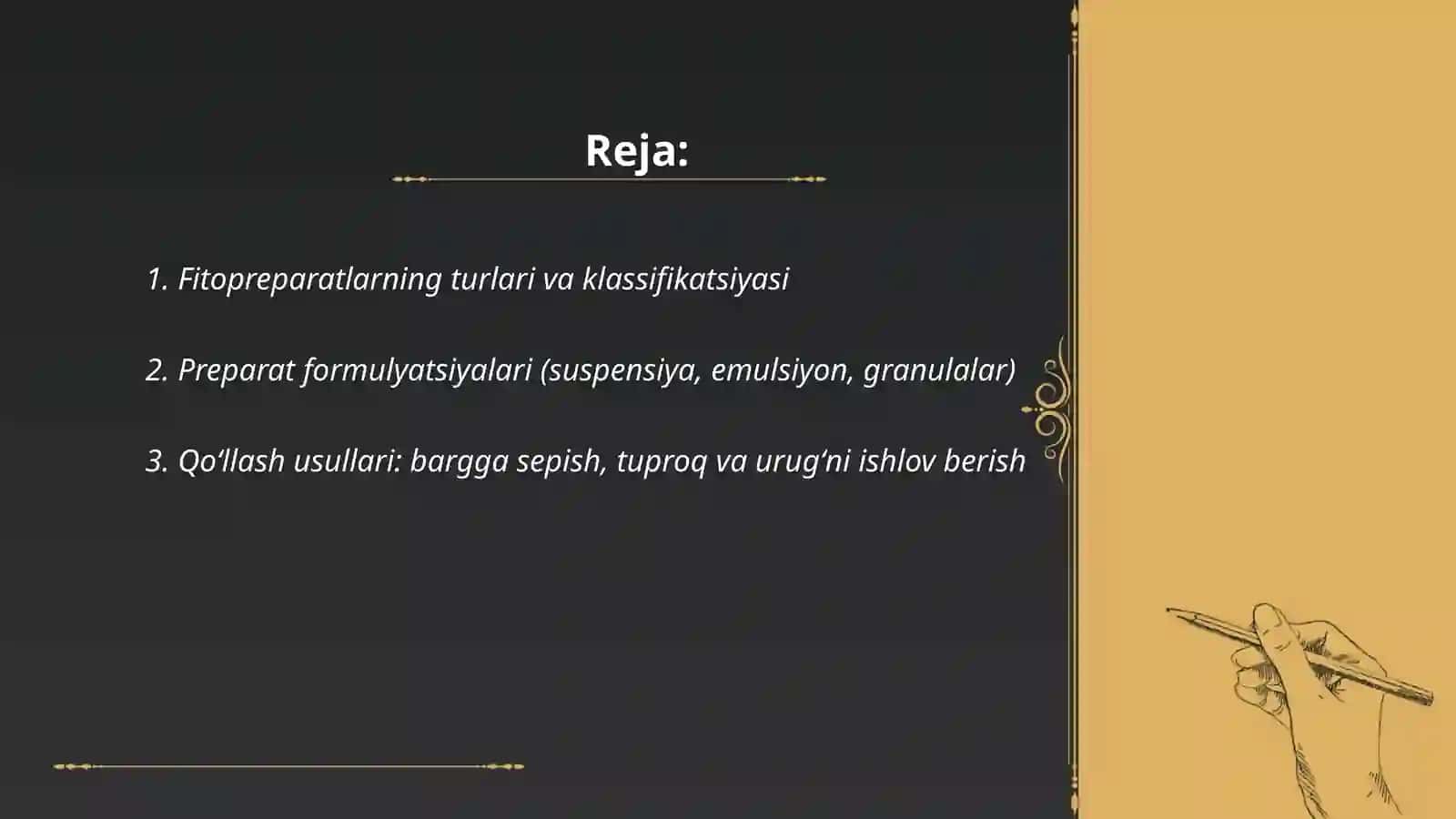 Fitopreparatlar va ularning qoʻllanilishi 2