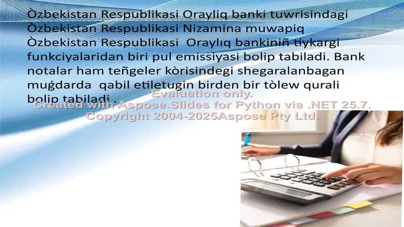 Kassa operatsiyalarining esapga olinishi 2
