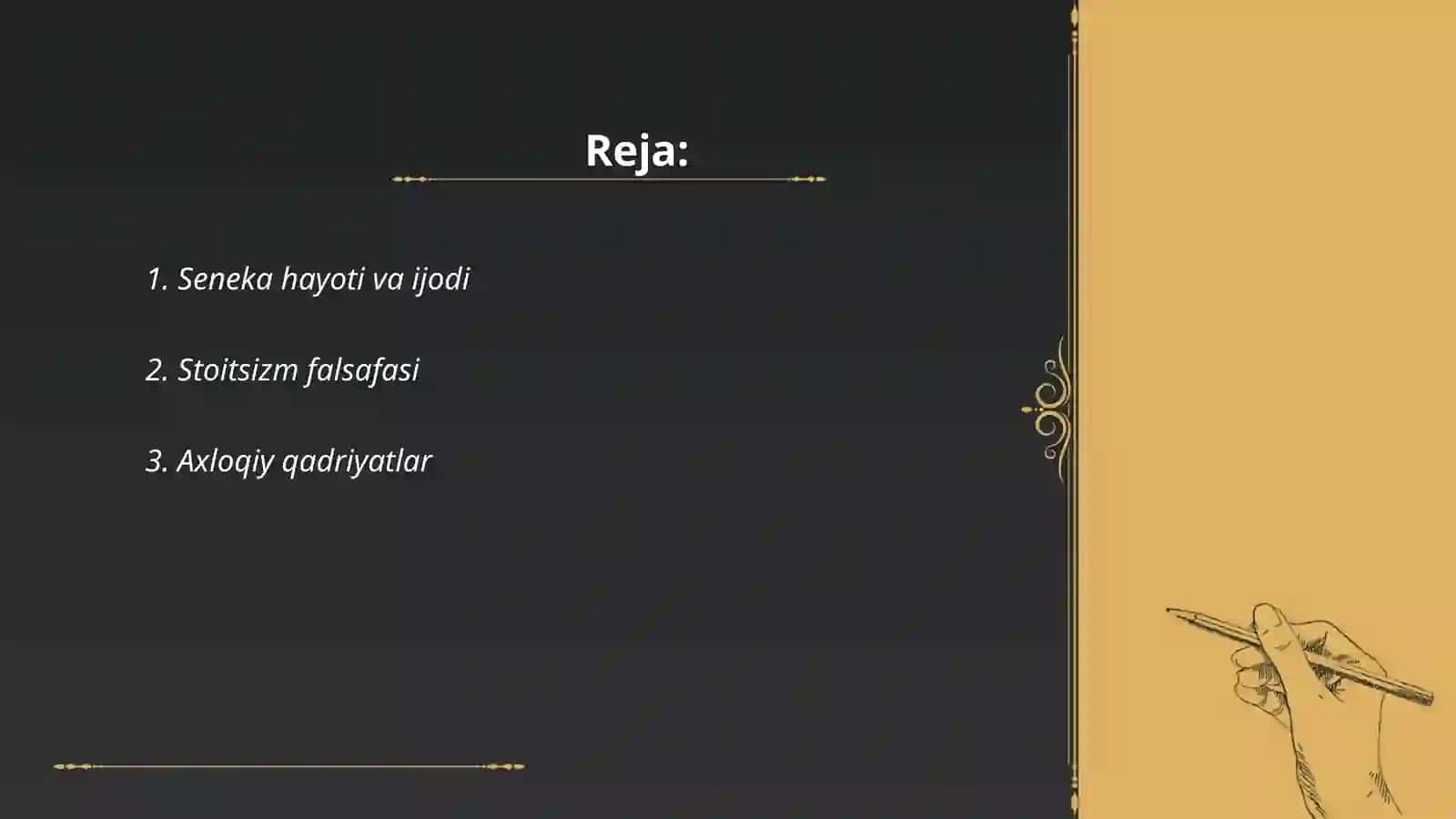 Senekaning "Lutsiliyaga axloqiy xatlari" 2
