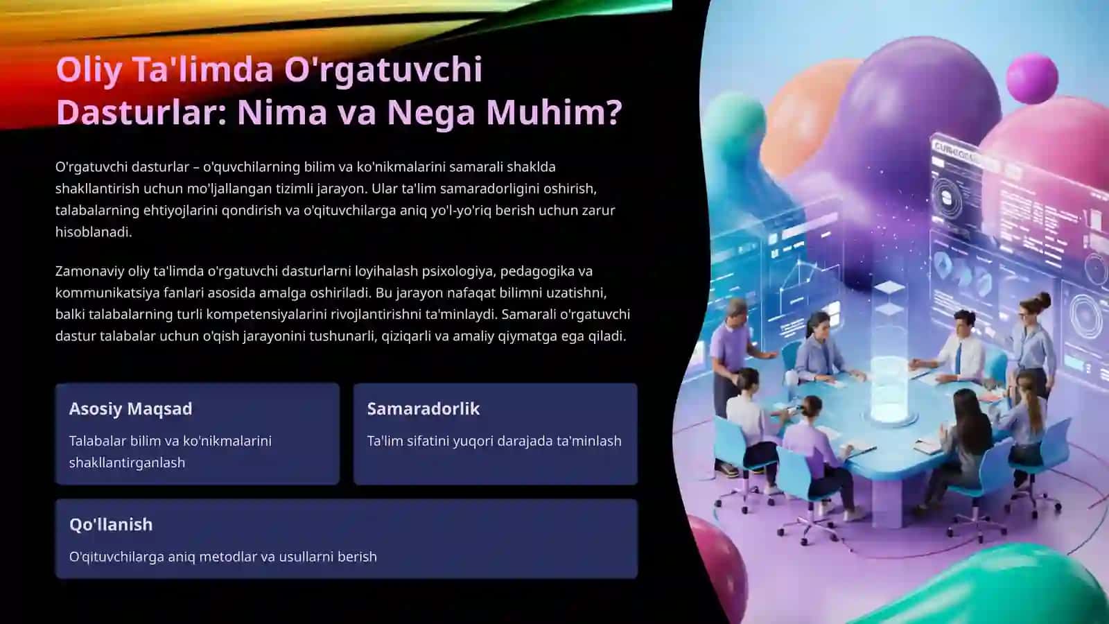 O'rgatuvchi Dasturlarni Loyihalash Metodikasi 2