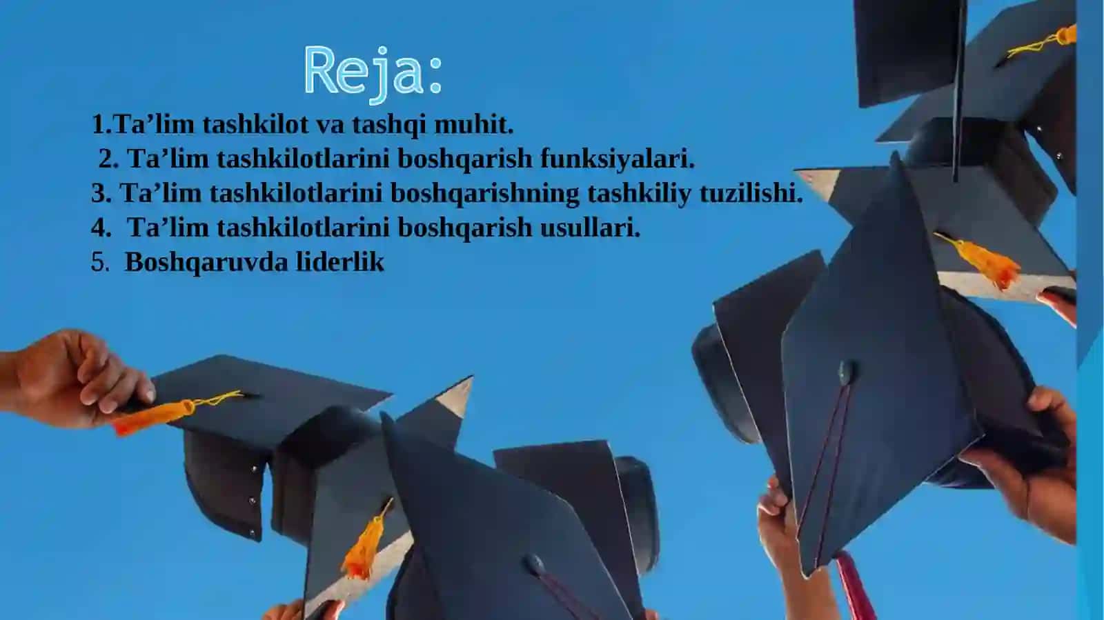 Ta'lim Tashkilotlari Boshqarish Usullari 2