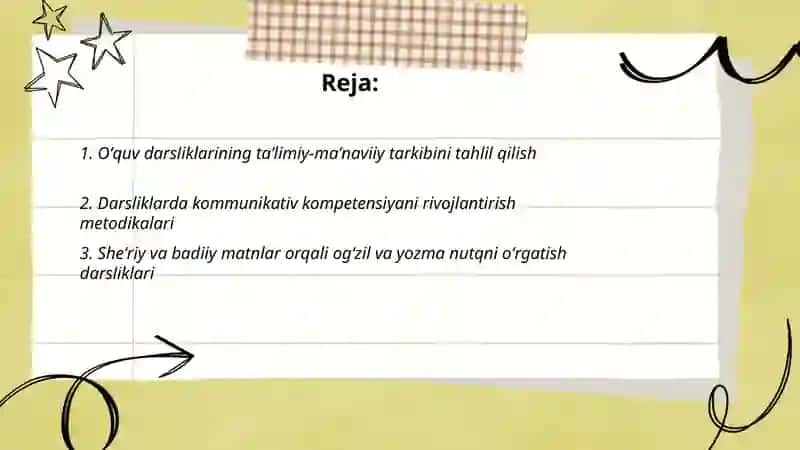 Ona tilini o‘qitish metodikasi 2