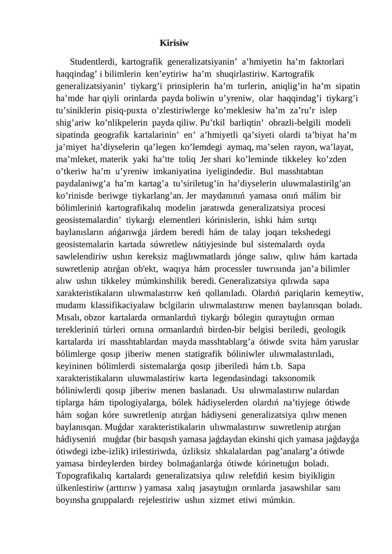 Generalizatsiyanin’ a’hmiyeti ha’m faktorlari 2