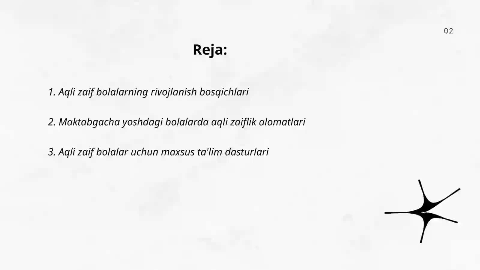 Maktabgacha yoshdagi aqli zaif bolalar 2