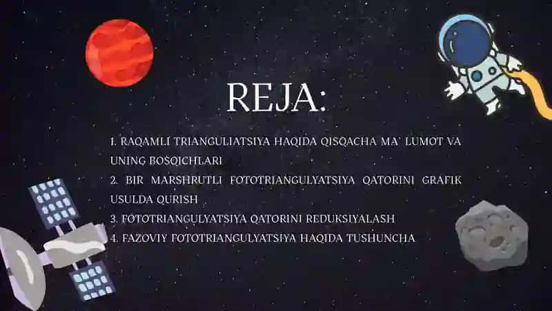 RAQAMLI TRIANGULIATSIYA 2