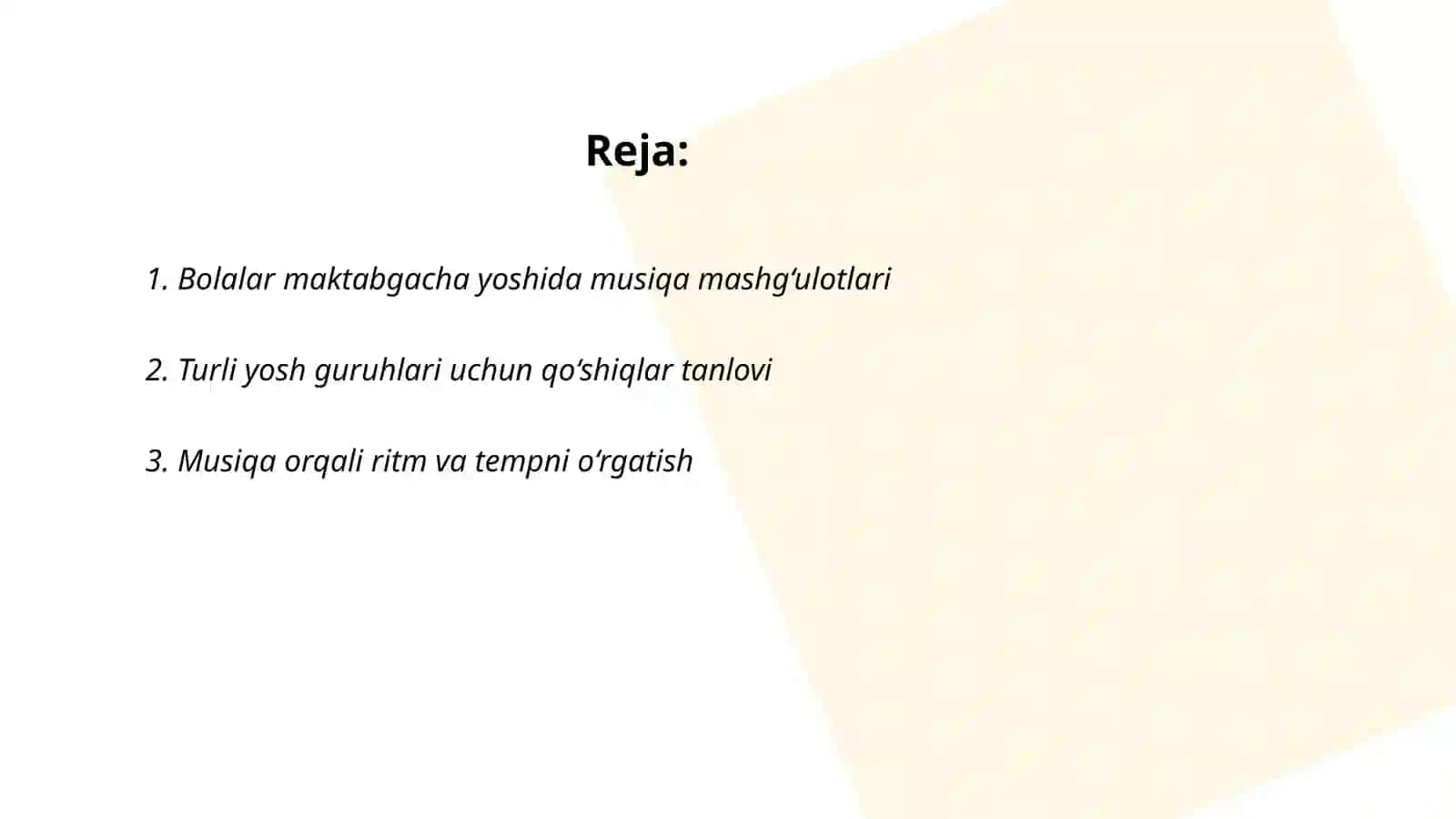 Bolalar Maktabgacha Yoshida Musiqa Mashg‘ulotlari 2