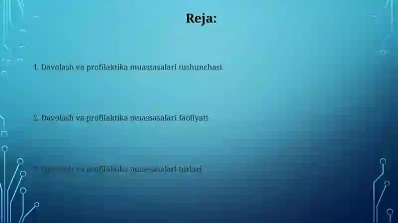 Profilaktika muassasalari: turlari va xususiyatlari 2