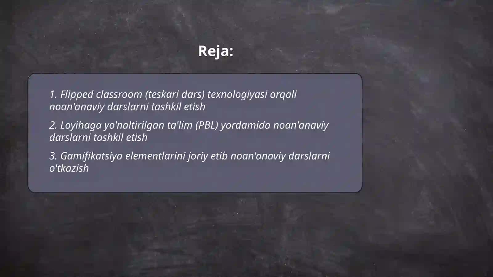 Zamonaviy Pedagogik Texnologiyalar 2